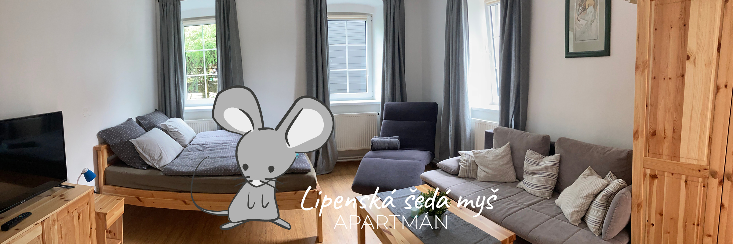 Apartmán Lipenská šedá myš